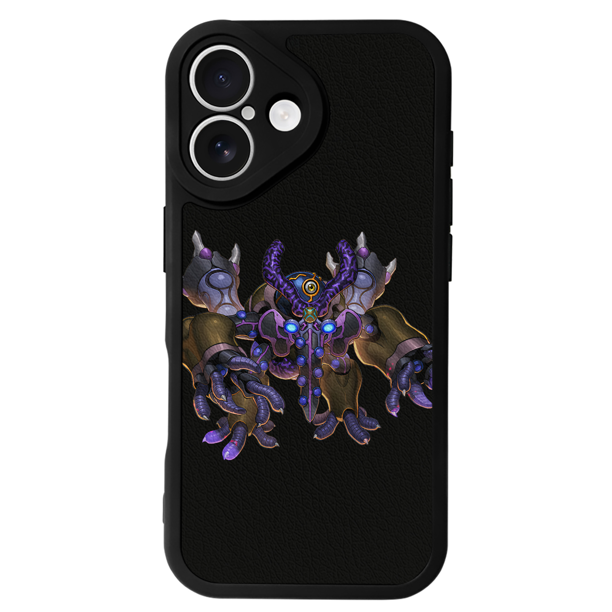 （画像用） 遊☆戯☆王 Yu-Gi-Oh! 【iPhone 16シリーズ対応】シリコンスマホケース（レザー調） 材質：シリコン